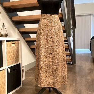 Ellison Button-Up long Skirt